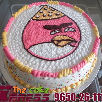 Angry Birds Cartoon Cake Angry Birds Cartoon Cake