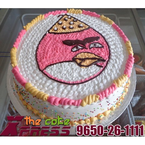 Angry Birds Cartoon Cake Delivery in Gurugram