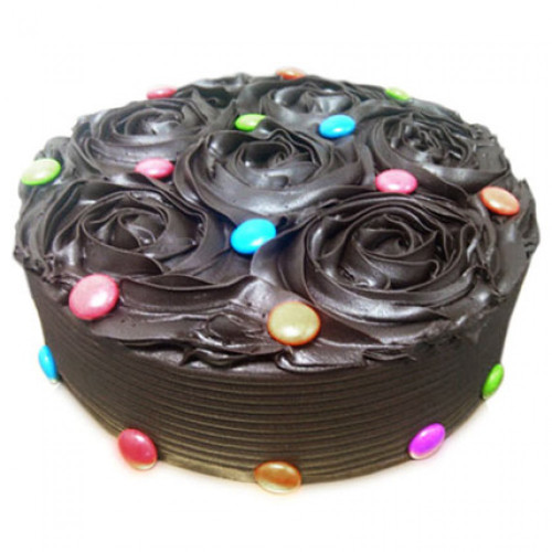 Chocolate Flower Cake Delivery in Gurugram Chocolate Flower Cake Delivery in Gurugram