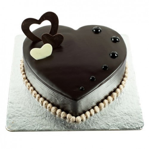 Passion of Love Choco Heart Cake Delivery in Gurugram