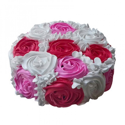 Yummy Colorful Rose Cake Delivery in Gurugram