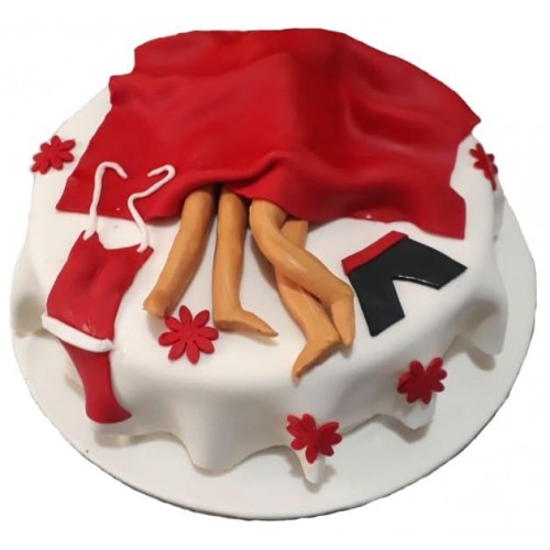 Honeymoon Themed Customized Cake Delivery in Gurugram