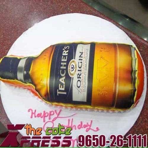 Teacher's Scotch Whisky Cake Delivery in Gurugram
