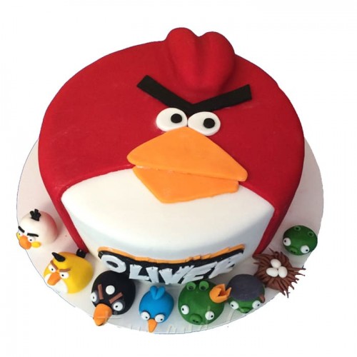 Cute Angry Bird Cake Delivery in Gurugram