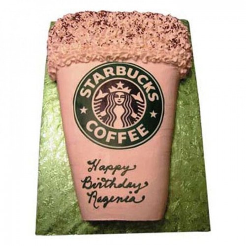 Starbucks Coffee Cup Fondant Cake Delivery in Gurugram