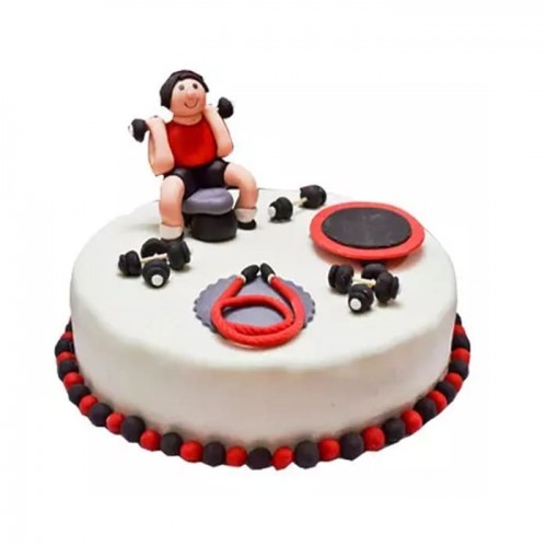 Gym Theme Designer Cake Delivery in Gurugram