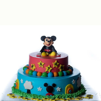 2 Tier Mickey Mouse Designer Cake 2 Tier Mickey Mouse Designer Cake