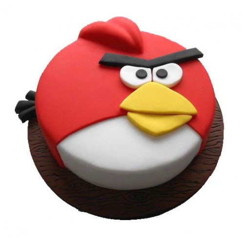 Angry Birds Fondant Cake Delivery in Gurugram