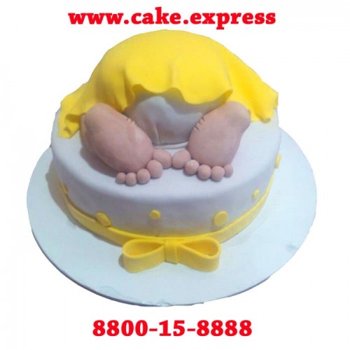 Baby Shower Designer Cake Delivery in Gurugram