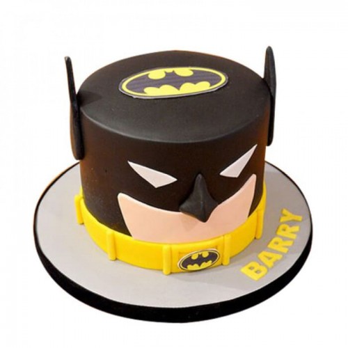Batman Mask Fondant Cake Delivery in Gurugram