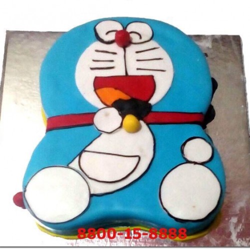 Doraemon Fondant Cake Delivery in Gurugram