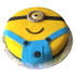 Phil Minion Face Fondant Cake