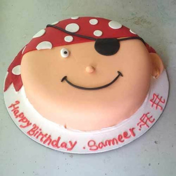 Noddy Face Fondant Cake