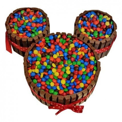Mickey Mouse Kit Kat Cake Delivery in Gurugram
