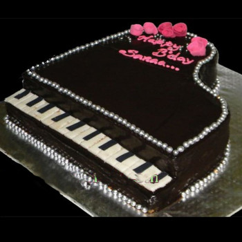 Piano Shape Chocolate Cake Piano Shape Chocolate Cake