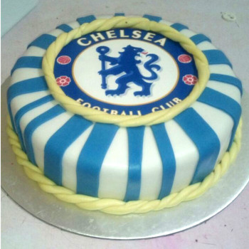 Chelsea Soccer Club Customized Cake Chelsea Soccer Club Customized Cake