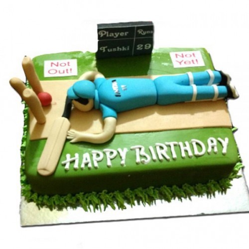 Cricket Themed Cake Delivery in Gurugram