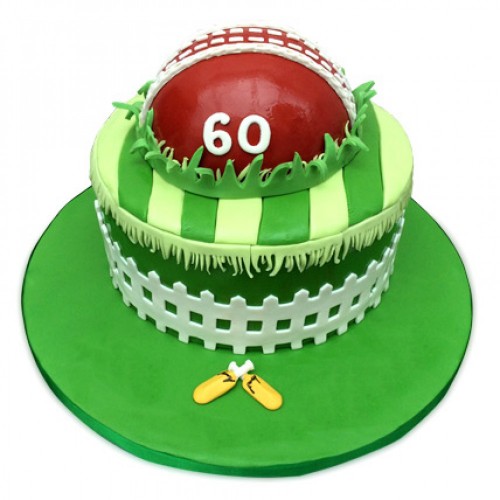 Designer Cricket Fever Fondant  Cake Delivery in Gurugram