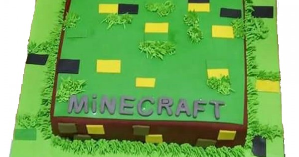 Minecraft theme agar agar jellycake, Food & Drinks, Homemade Bakes on  Carousell