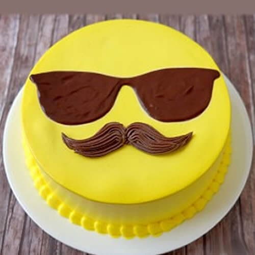 Cool DAD Emoji Cake Delivery in Gurugram