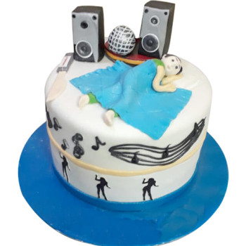 Music Lover Customized Designer Cake Music Lover Customized Designer Cake