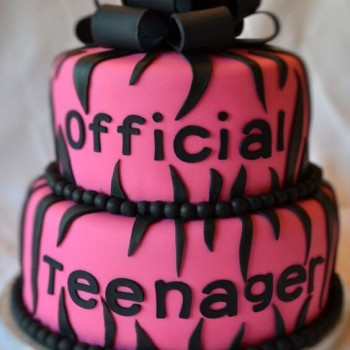 Official Teenager Fondant Cake Official Teenager Fondant Cake