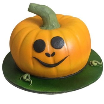 Pumpkin Designer Fondant Cake Pumpkin Designer Fondant Cake