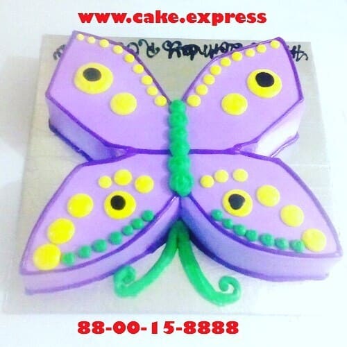 Purple Butterfly Cake Delivery in Gurugram