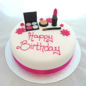 Makeup Fondant Cake Makeup Fondant Cake
