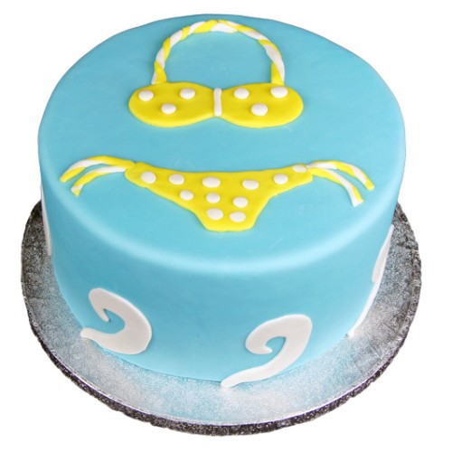 Bikini Theme Fondant Cake Delivery in Gurugram Bikini Theme Fondant Cake Delivery in Gurugram