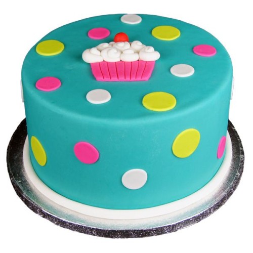 Cupcake Theme Fondant Cake Delivery in Gurugram Cupcake Theme Fondant Cake Delivery in Gurugram