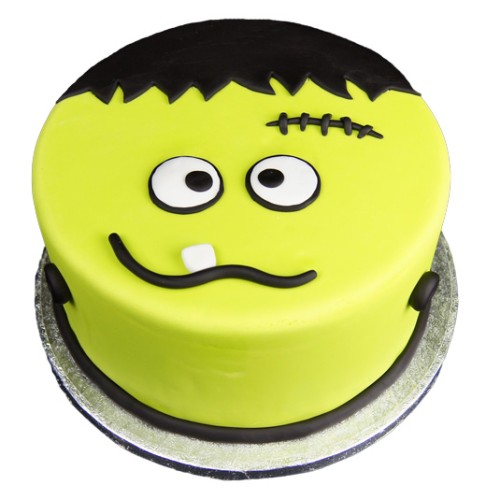 Frankenstein Cartoon Face Fondant Cake Delivery in Gurugram