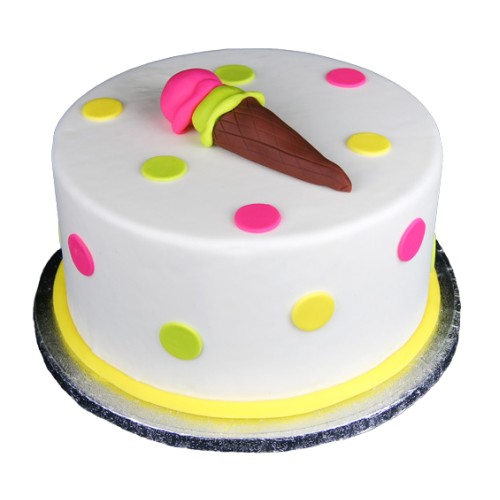 Ice Cream Theme Fondant Cake Delivery in Gurugram Ice Cream Theme Fondant Cake Delivery in Gurugram