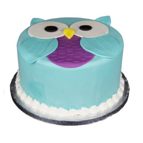 Owl Fondant Cake Delivery in Gurugram Owl Fondant Cake Delivery in Gurugram