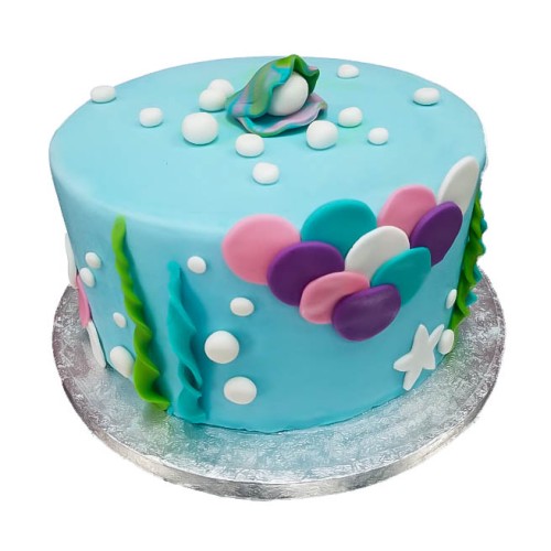 Pearl in Shell Theme Cake Delivery in Gurugram
