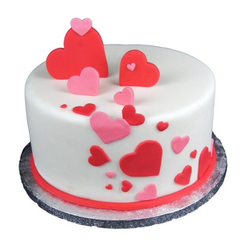 Ravishing Love Fondant Cake Delivery in Gurugram