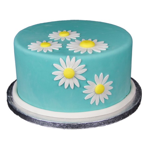 Spring Daisies Fondant Cake Delivery in Gurugram Spring Daisies Fondant Cake Delivery in Gurugram