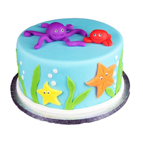 Under The Sea Theme Cake Delivery in Gurugram