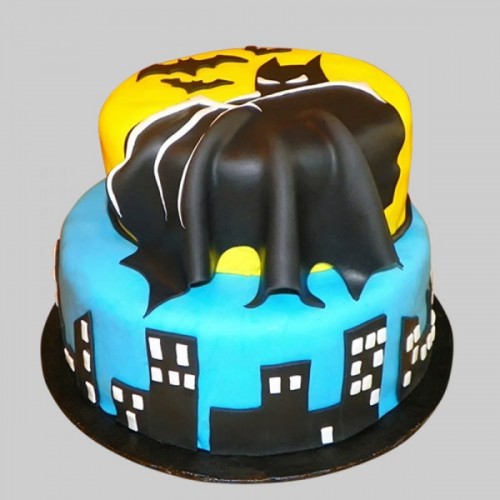 Batman Fondant Cake For Kids Delivery in Gurugram