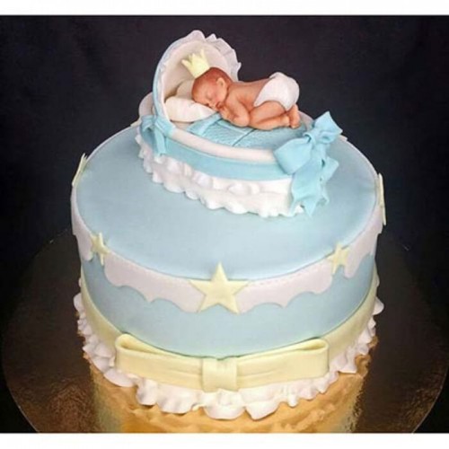 Baby In The Crib Theme Cake Delivery in Gurugram