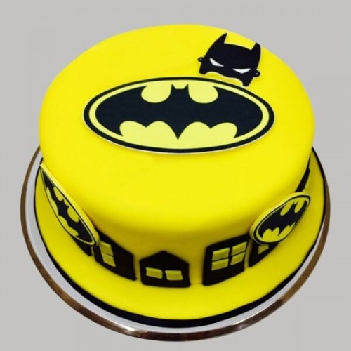 Batman Chocolate Fondant Cake Delivery in Gurugram