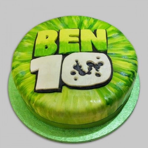 Ben 10 Theme Fondant Cake Delivery in Gurugram