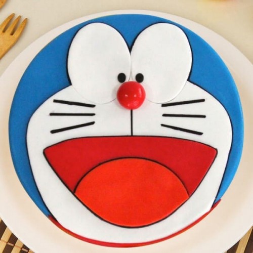 Enticing Doraemon Fondant Cake Delivery in Gurugram