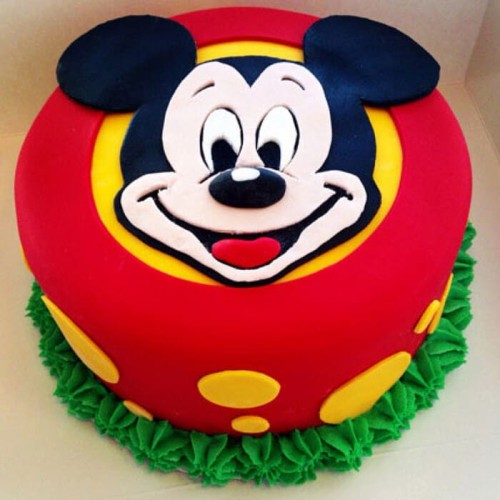 Fabulous Mickey Mouse Fondant Cake Delivery in Gurugram