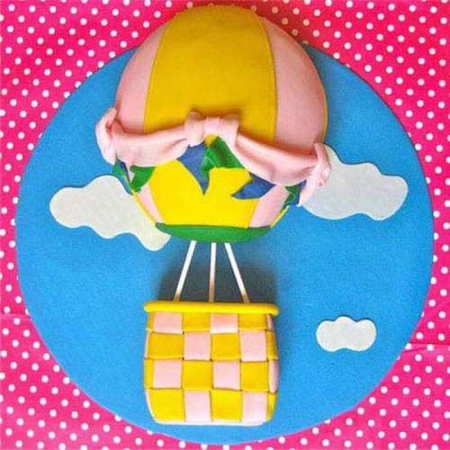 Funky Fondant Balloon Cake Delivery in Gurugram
