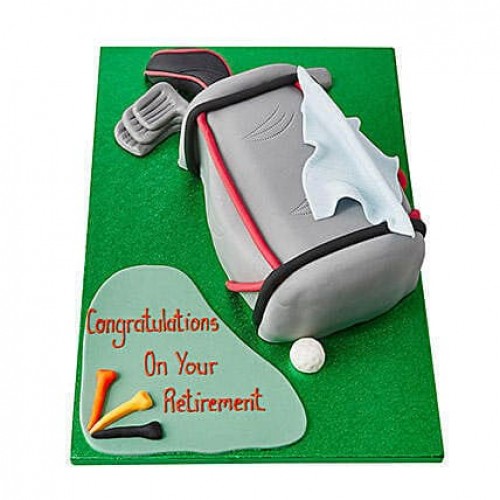 Golf Bag Fondant Cake Delivery in Gurugram