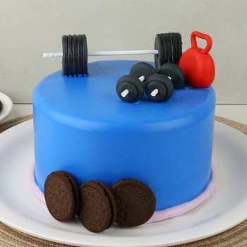 Gymalcholic Delight Fondant Cake Gymalcholic Delight Fondant Cake