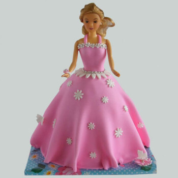 Just Wow Barbie Fondant Cake Just Wow Barbie Fondant Cake