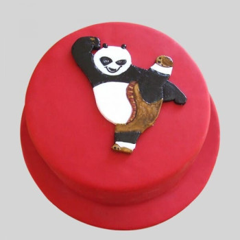 Kung Fu Panda Fondant Cake Kung Fu Panda Fondant Cake