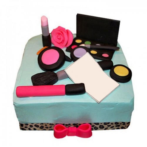 MAC Makeup Fondant Cake Delivery in Gurugram